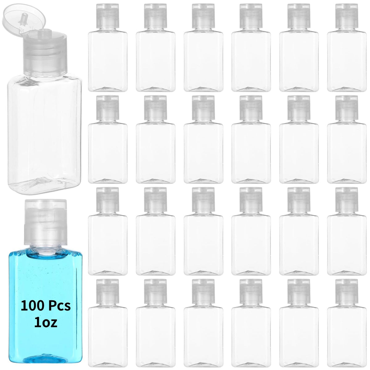 Lnrueg 1oz travel bottle with flip cap shows leak-proof design for trips