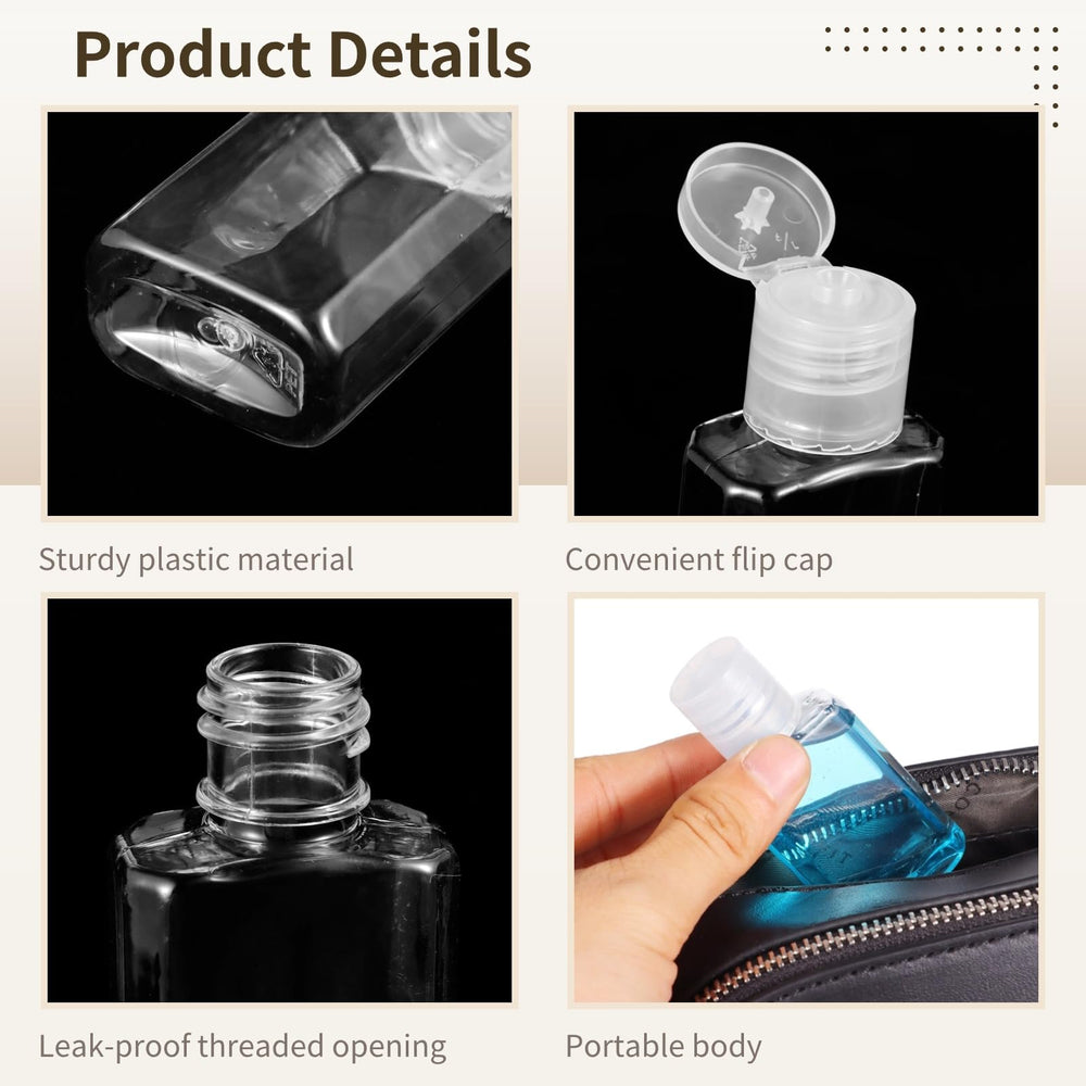 Lnrueg travel bottles suitable for shampoo, lotion, perfume, or toner for travel