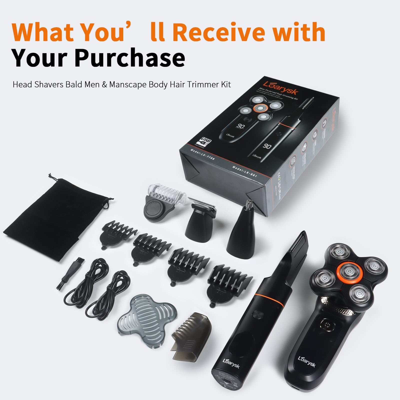 Loarysk full kit with everything needed for complete grooming