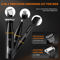 Loarysk waterproof grooming in shower for convenient wet or dry use