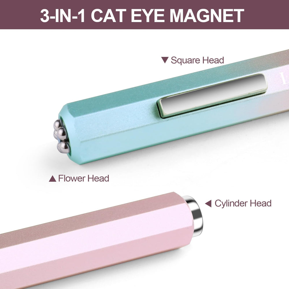 Lobodt gradient pink cat eye magnet showcases chic DIY manicure inspiration.
