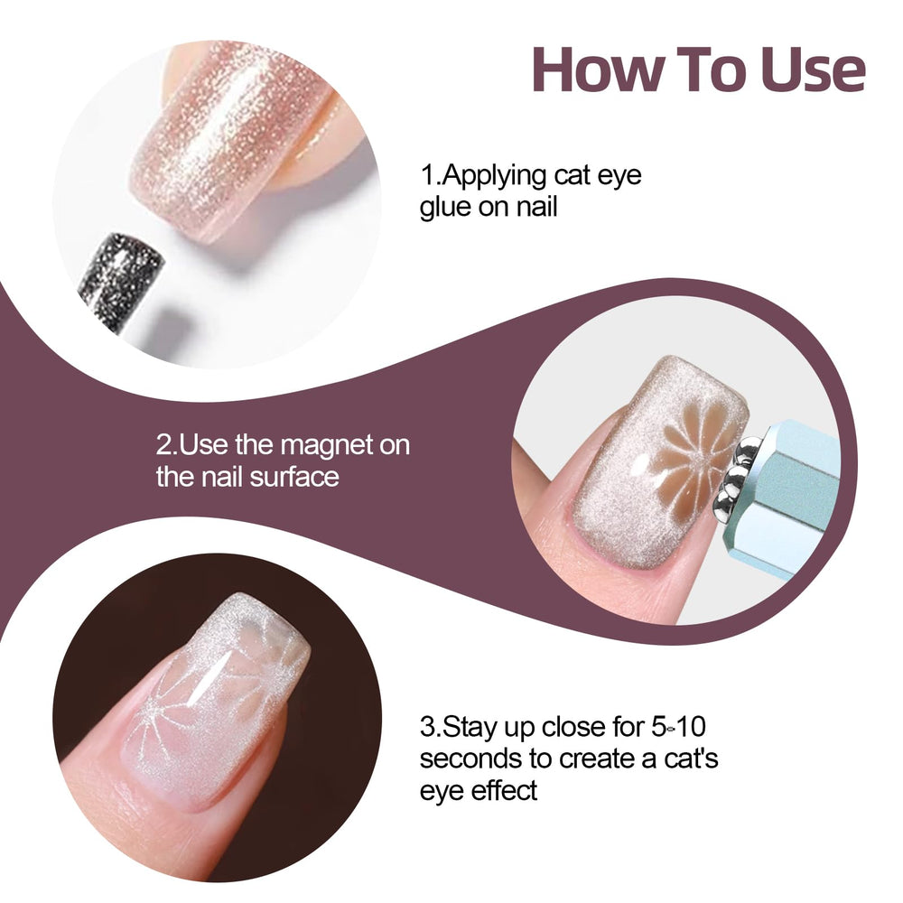 Lobodt cat eye magnet for DIY and salon use with quick effects.