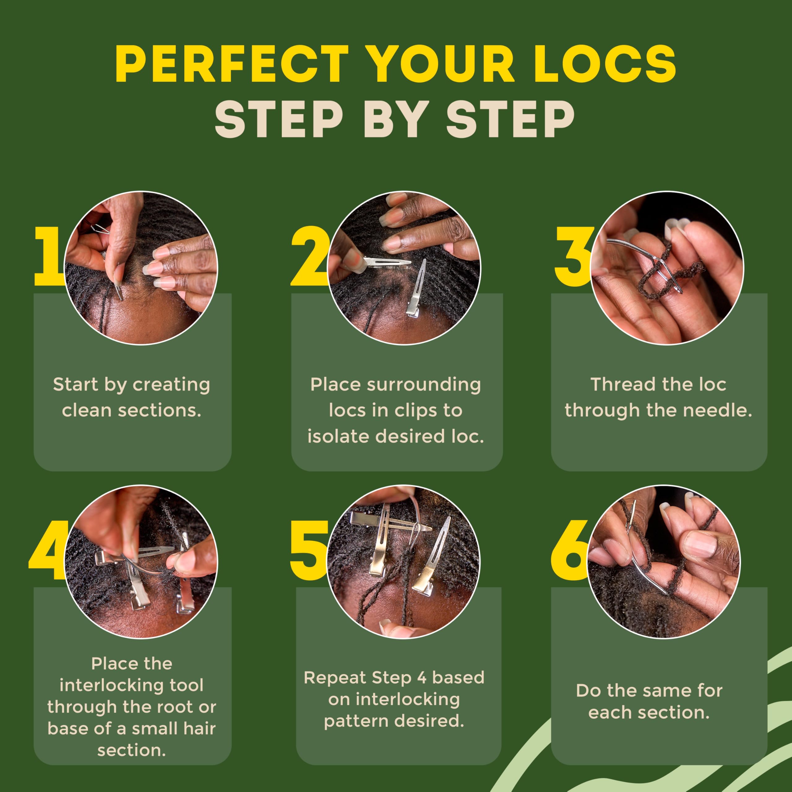 Locsanity durable material tool; reusable and reliable for ongoing loc care