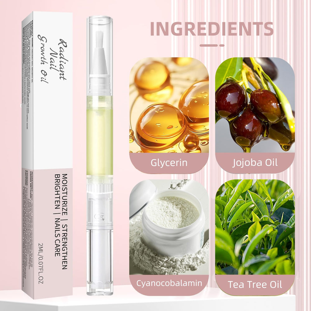 LOCKCUTE 2-piece Nail Growth Oil Set supports easy daily use.
