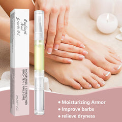 LOCKCUTE Cuticle Oil Pen highlights natural plant extracts for nourishing nails.