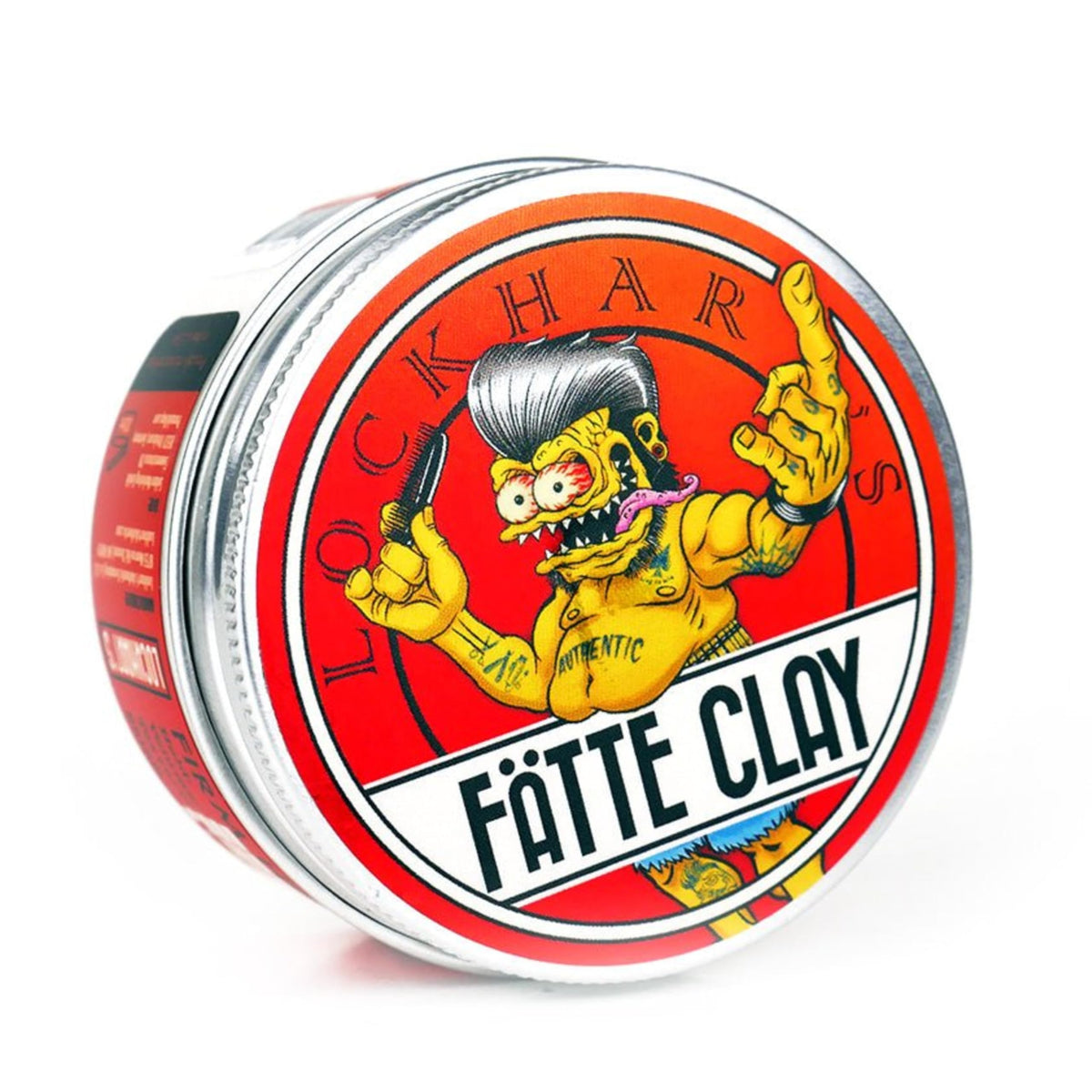 Lockhart's Fätte Clay bottle pour showing creamy texture for easy application and all-day hold
