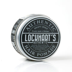 Lockhart's Heavy Hold jar side view showing compact 3.4 oz packaging.