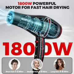 LockMio concentrator nozzle directing precise airflow for smooth results