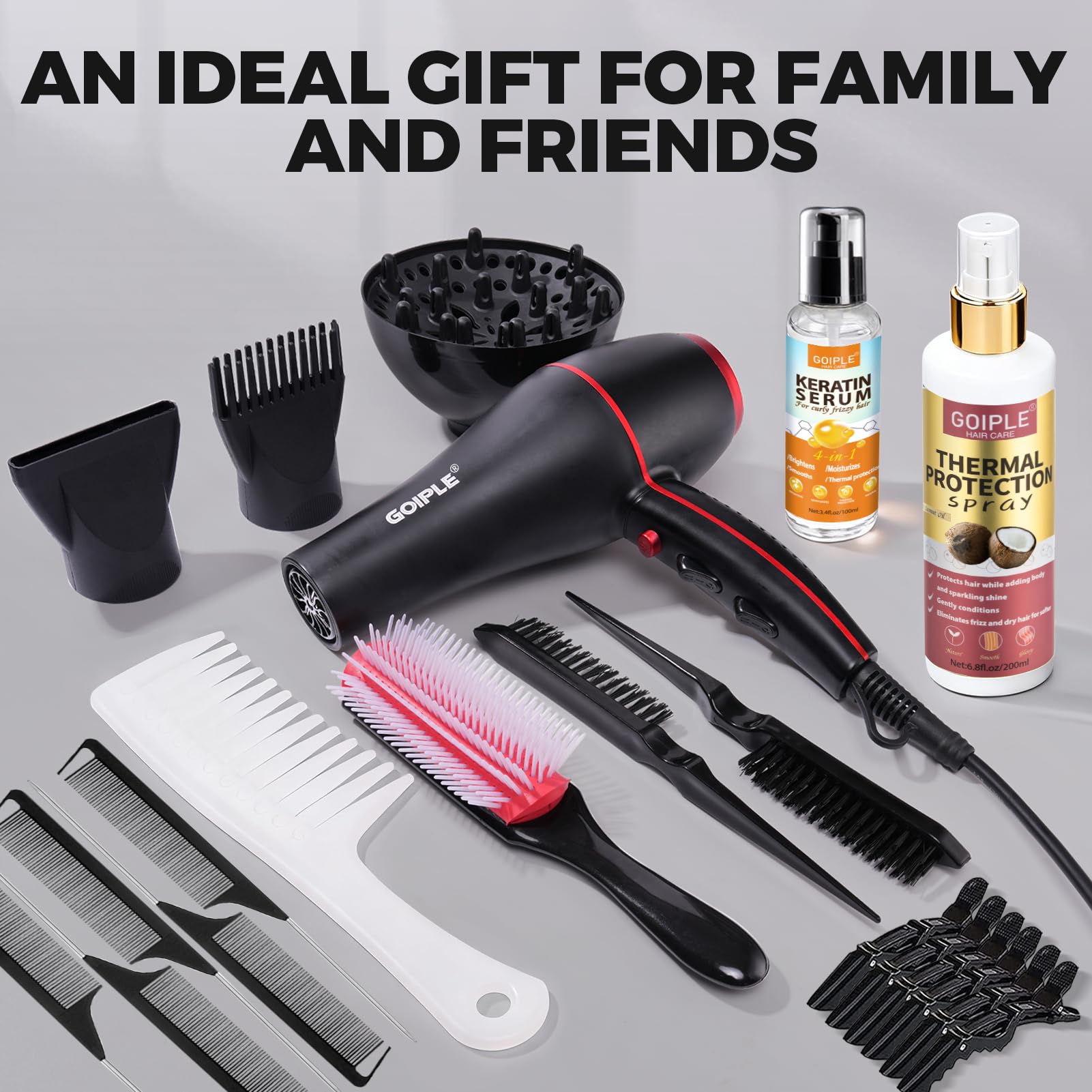 LockMio hair clips set helps secure sections during styling
