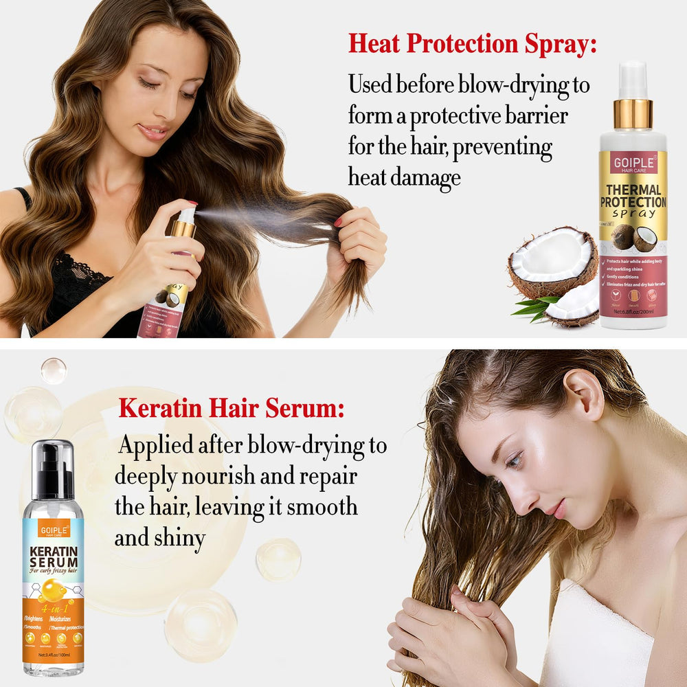 LockMio wide-tooth comb for gentle detangling and sectioning