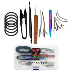 Locsanity dreadlock tool kit for sisterlocks aids efficient retightening.