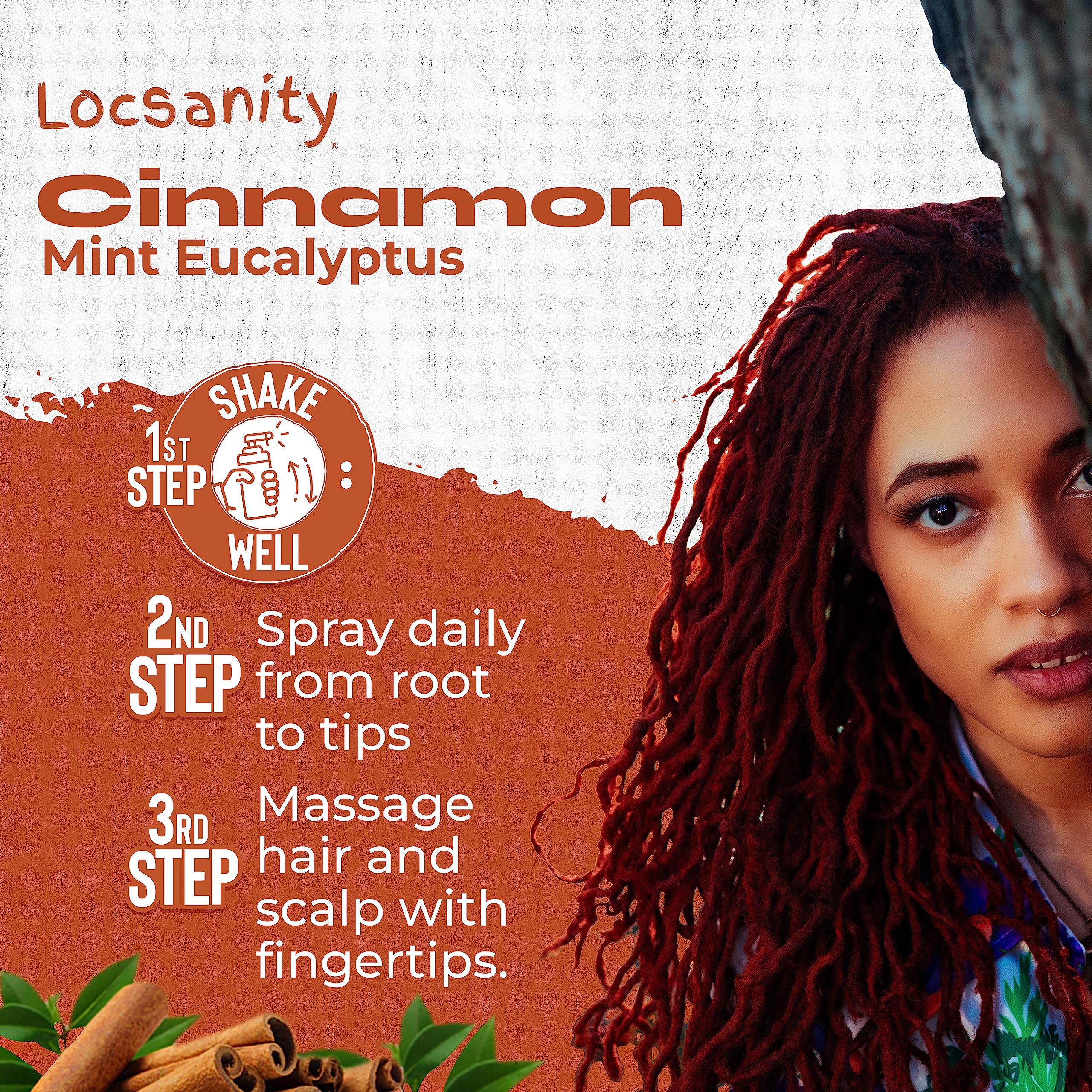 Locsanity hair-care routine with spray shows gentle, soothing care for tender scalps