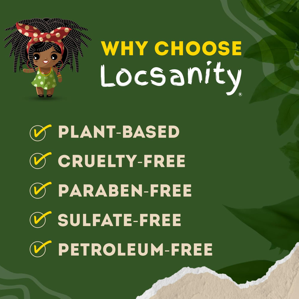 Locsanity Hibiscus Green Tea Spray packaging on shelf demonstrates travel-friendly design