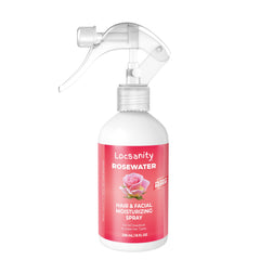 Locsanity Pure Rosewater Spray bottle with mist for on-demand hydration