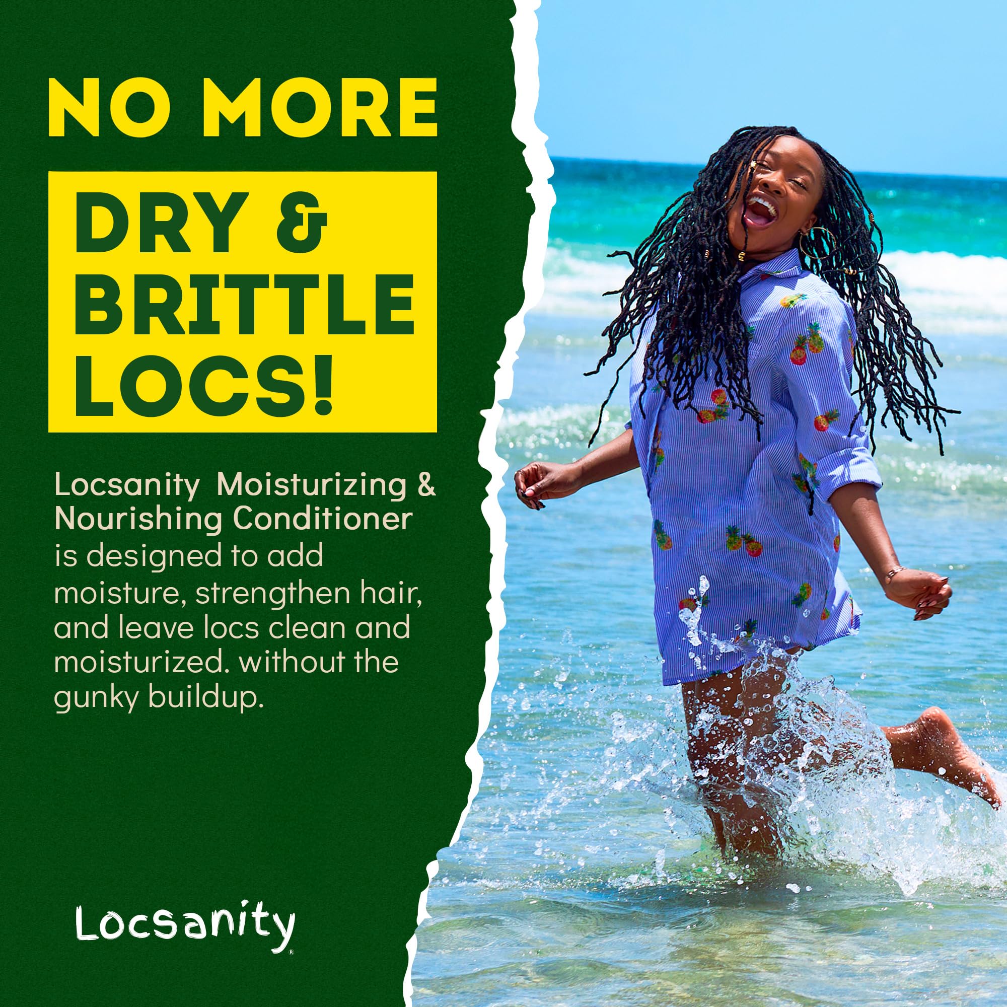 Locsanity Rosewater Peppermint 2-in-1 ingredients graphic highlights grapefruit seed extract vitality.