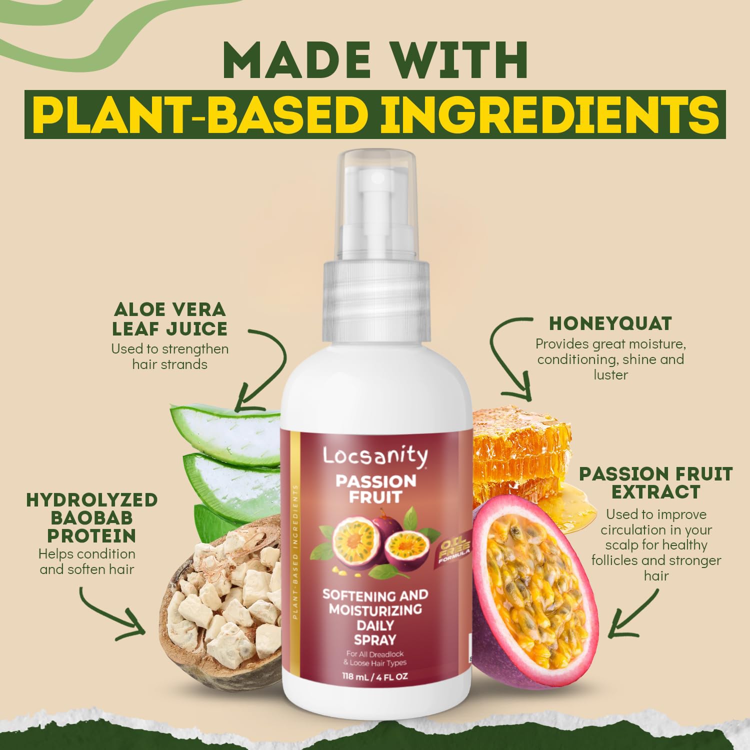 Locsanity trial-size packaging displayed for convenient travel-ready moisturization.