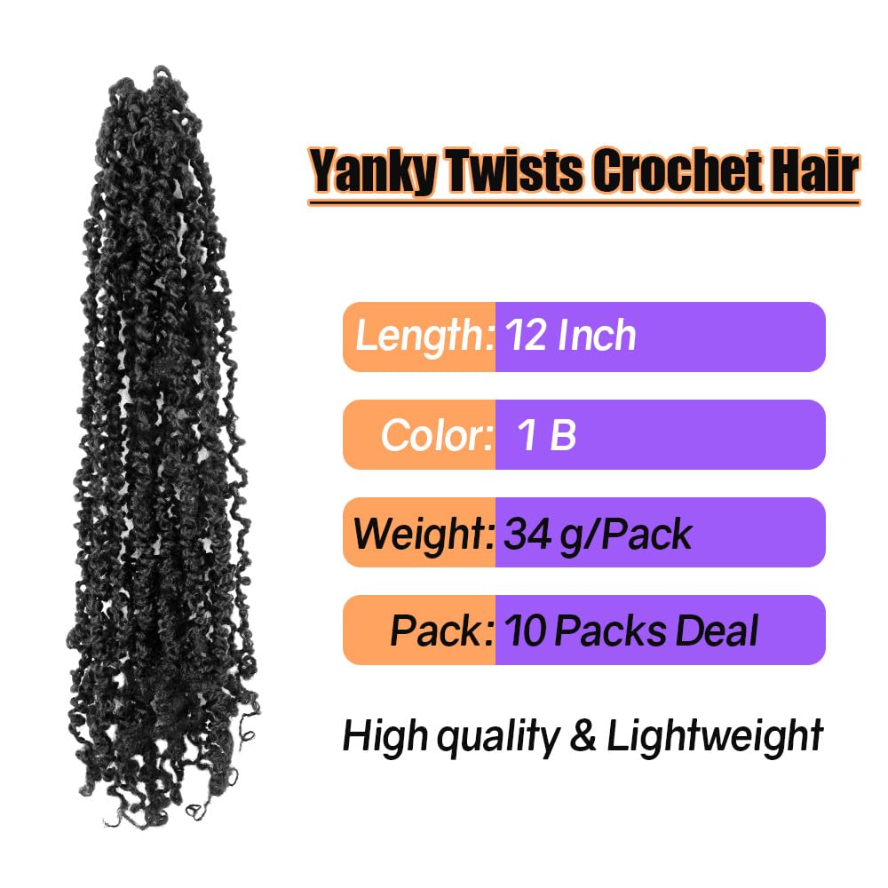 LOCSBYHAND prelooped yanky twist crochet details highlight easy install.