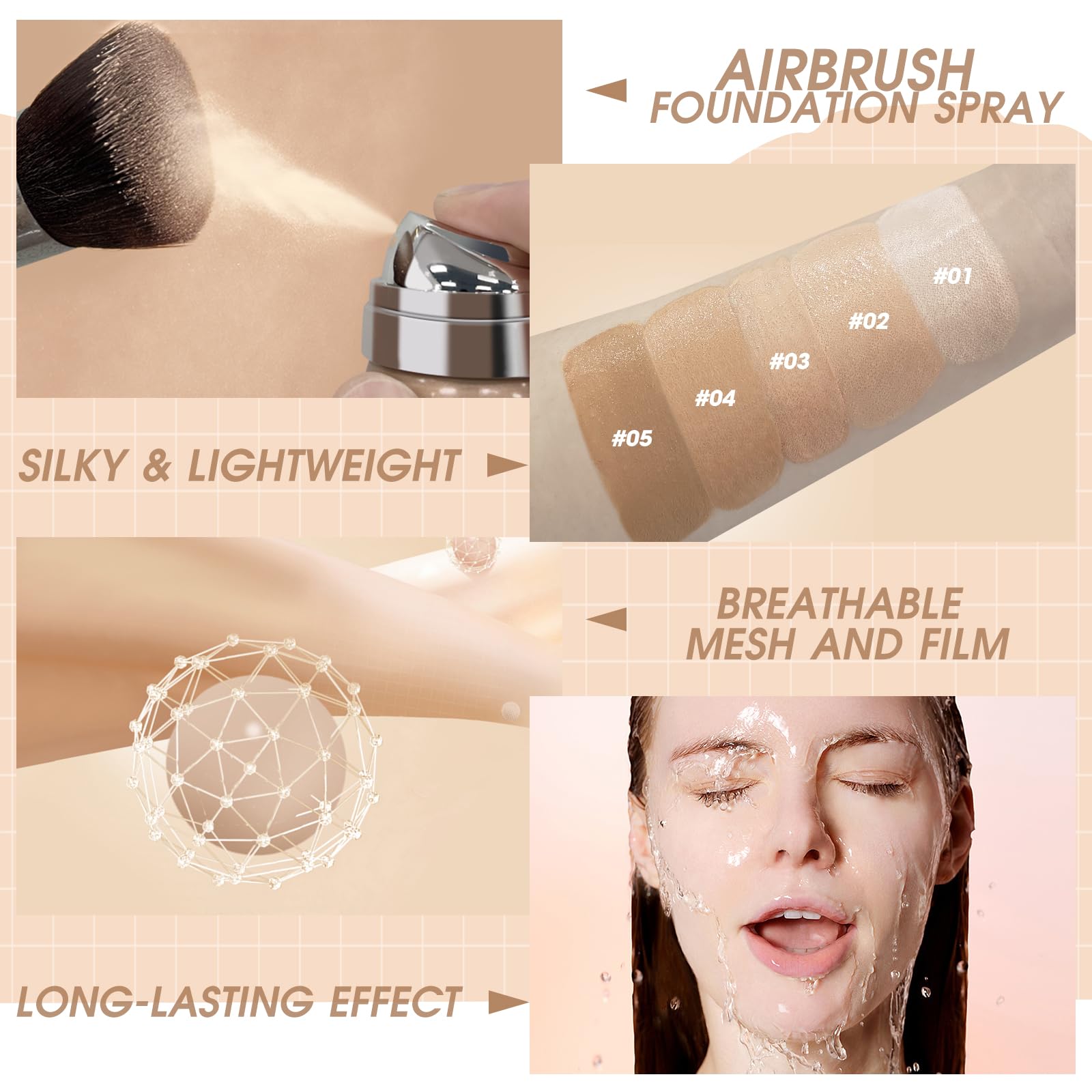 LOKFAR Travel-Friendly Packaging supports on-the-go touch-ups.
