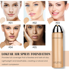 LOKFAR Silky Mist Finish demonstrates breathable texture for a seamless look.