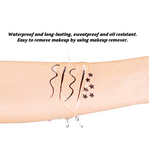 LOKFAR six-pattern stamp set displayed for imaginative eye makeup ideas.