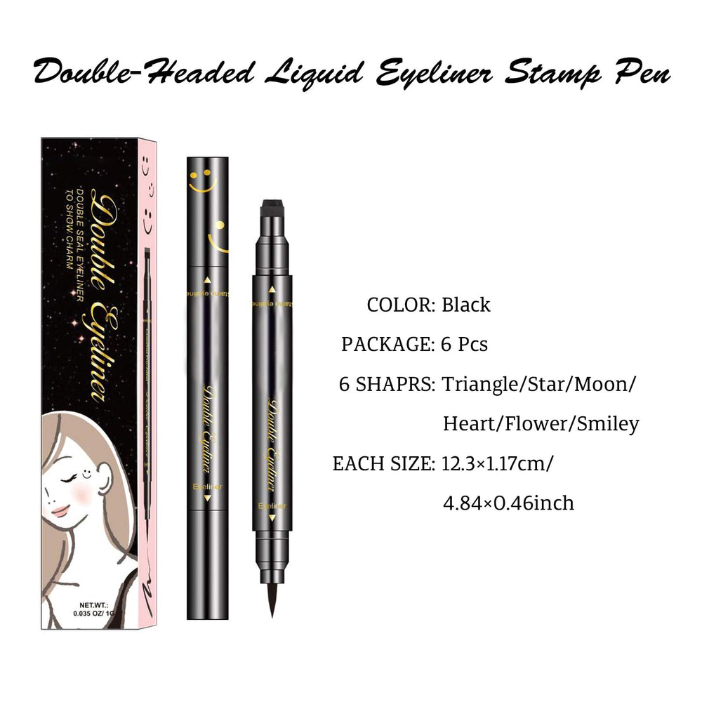 LOKFAR eyeliner stamp star shape adds playful accents to eyes and cheeks.