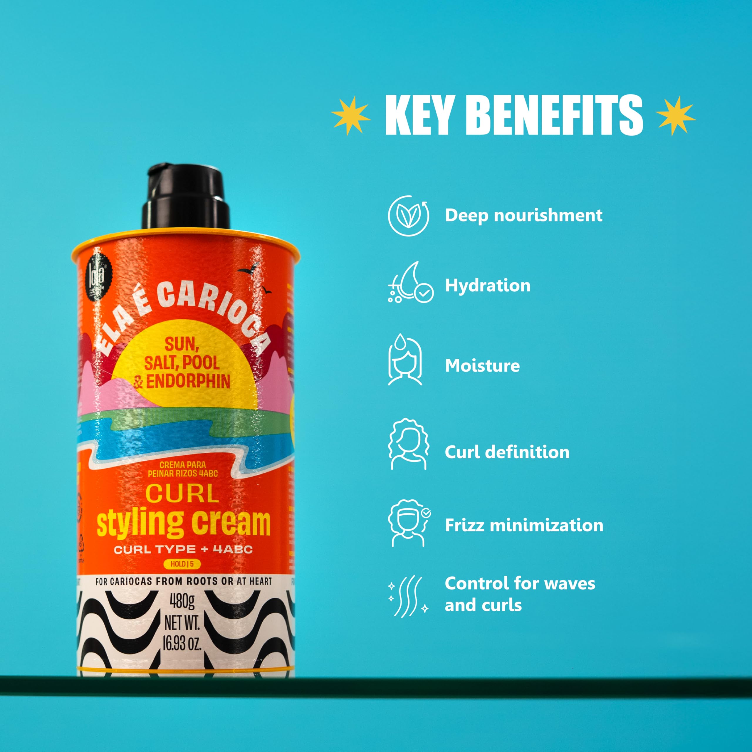 Packaging and cap of Lola From Rio Ela E Carioca 4ABC cream