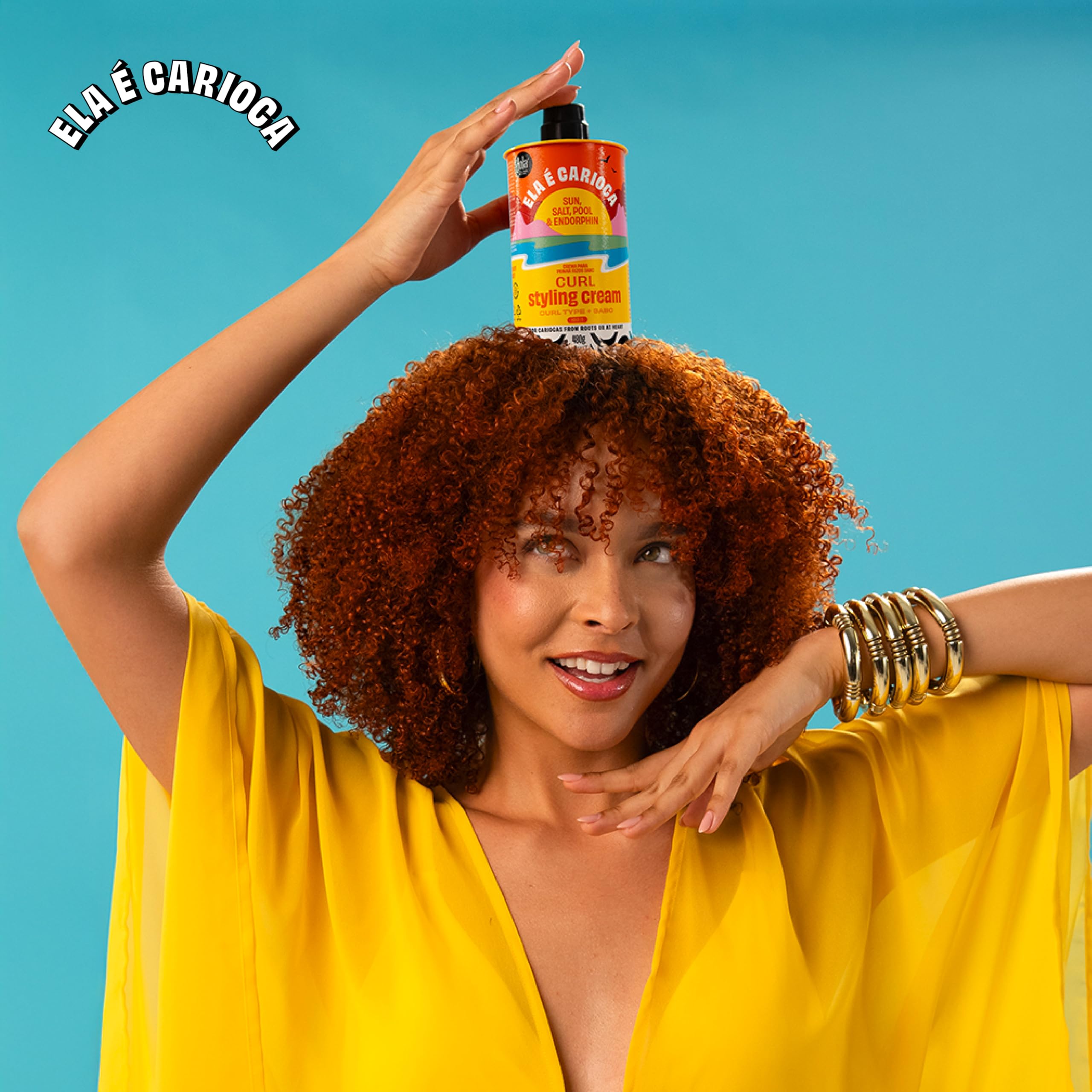 Lola From Rio Ela E Carioca hydration boost for defined, bouncy curls