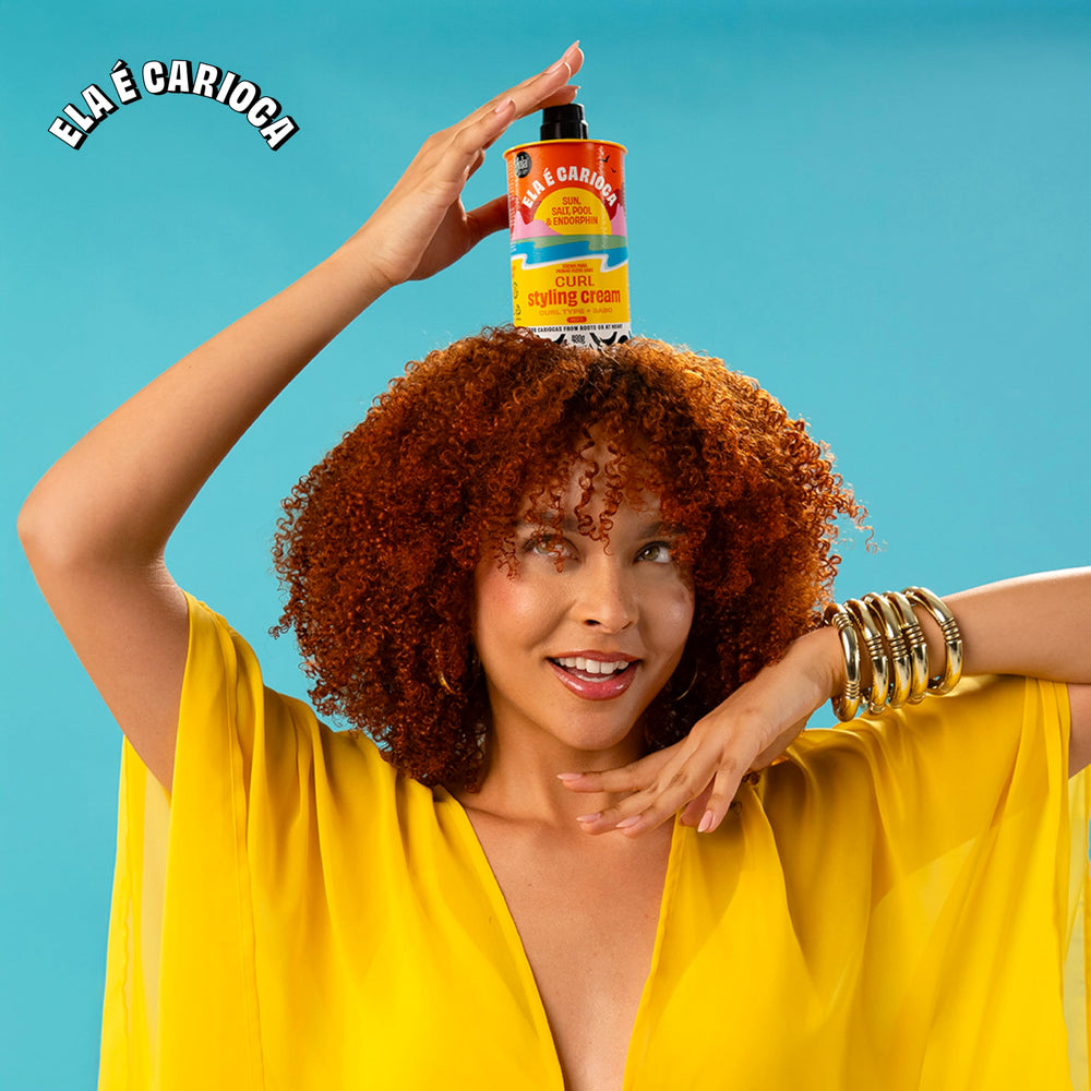 Lola From Rio Ela E Carioca hydration boost for defined, bouncy curls
