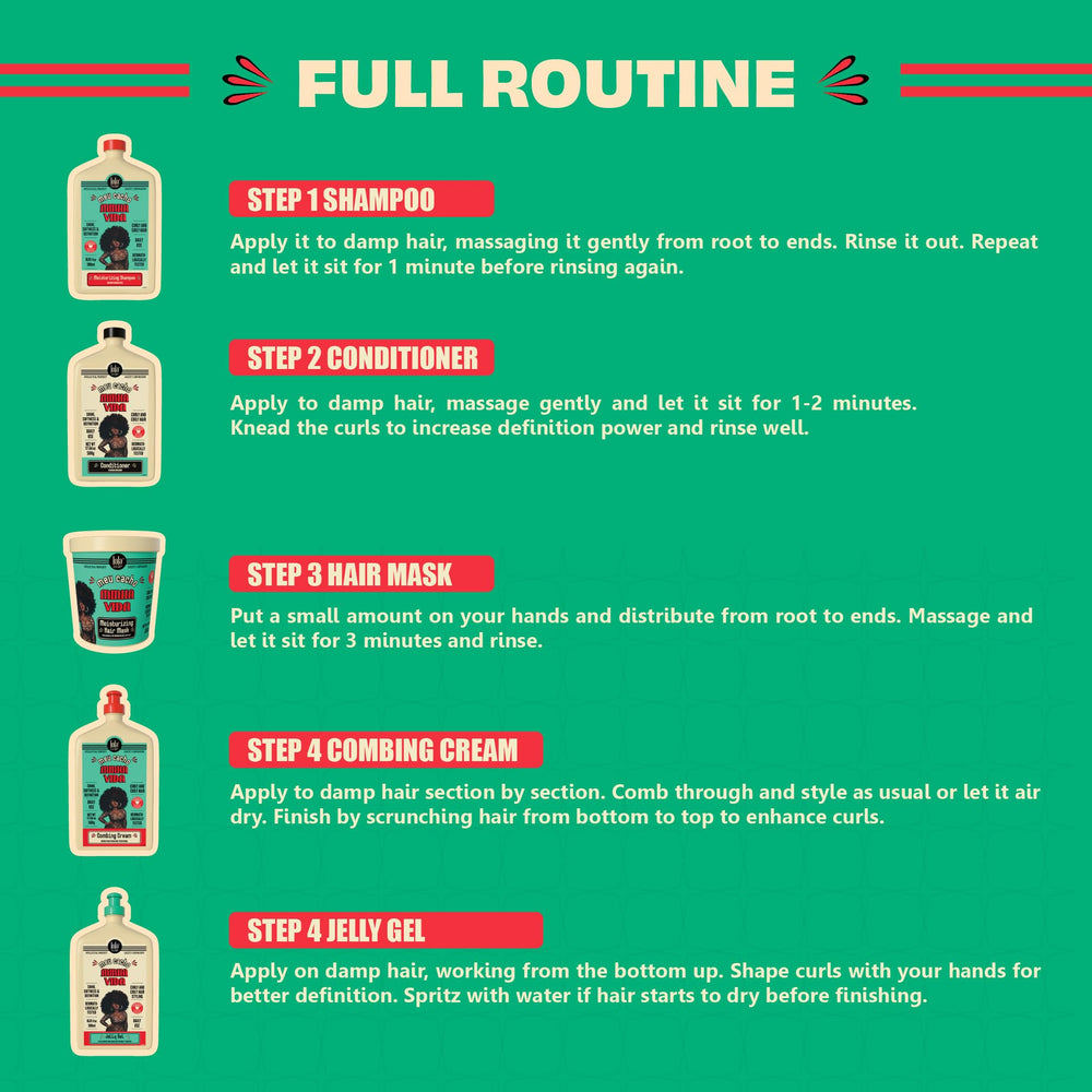 Lola From Rio Meu Cacho Minha Vida works on dry hair for quick definition.