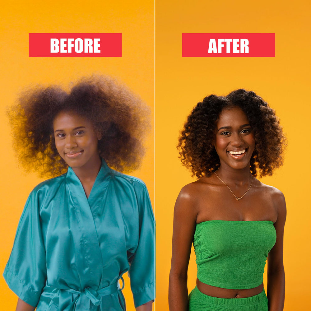 Lola From Rio Meu Cacho Minha Vida tames flyaways for a smooth finish.