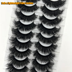 loladook mink lashes full-strip application easy for beginners