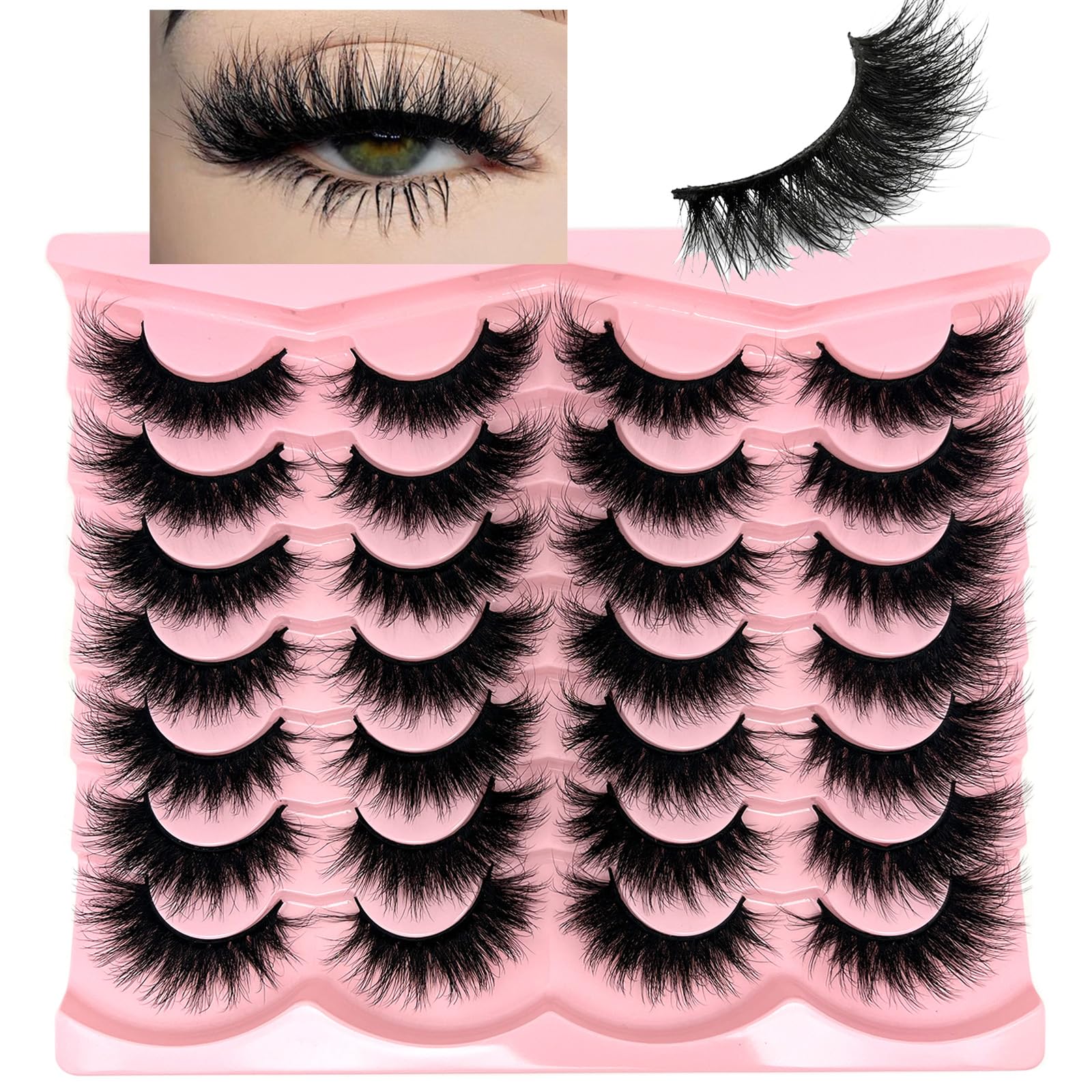 loladook close-up shows soft band and fluffy texture for natural look