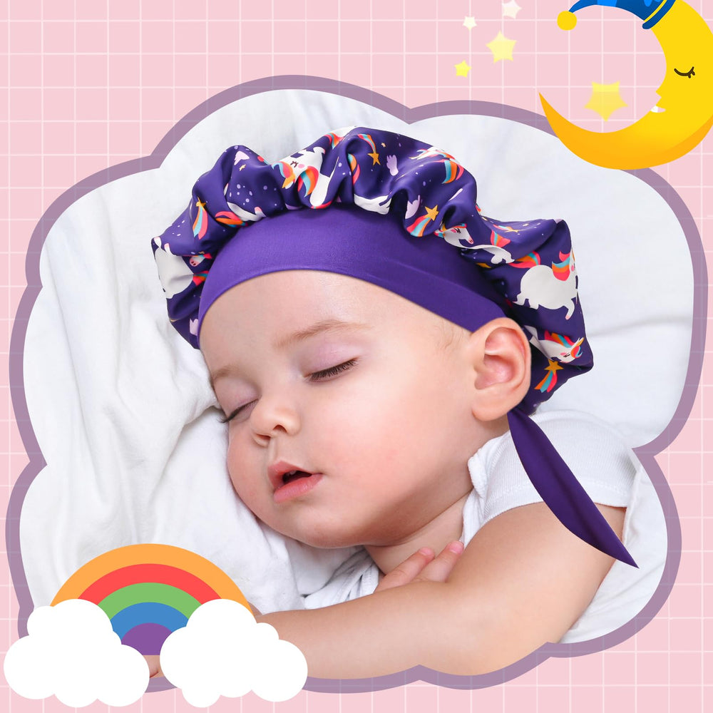 Lolalet bonete satén para nina, empaque práctico para regalo o viaje