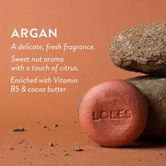 LOLE'S shampoo bar gentle-cleanse for normal to oily hair leaves a refreshed feel.