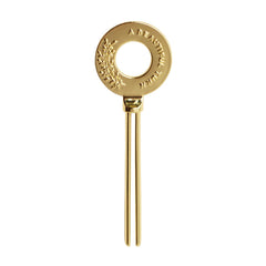 LOLLIA gold key front view showing elegant design and durable finish benefit