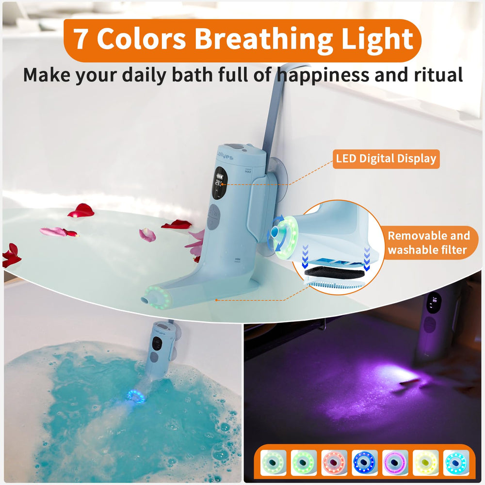 lollyes led-ambient-lighting shows smart lighting for a relaxing bath mood.