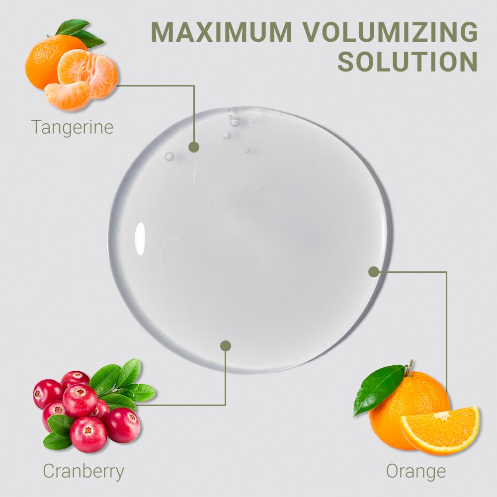 Loma Maximum Volumizing Solution pump-dispense showing easy, quick application for volume.