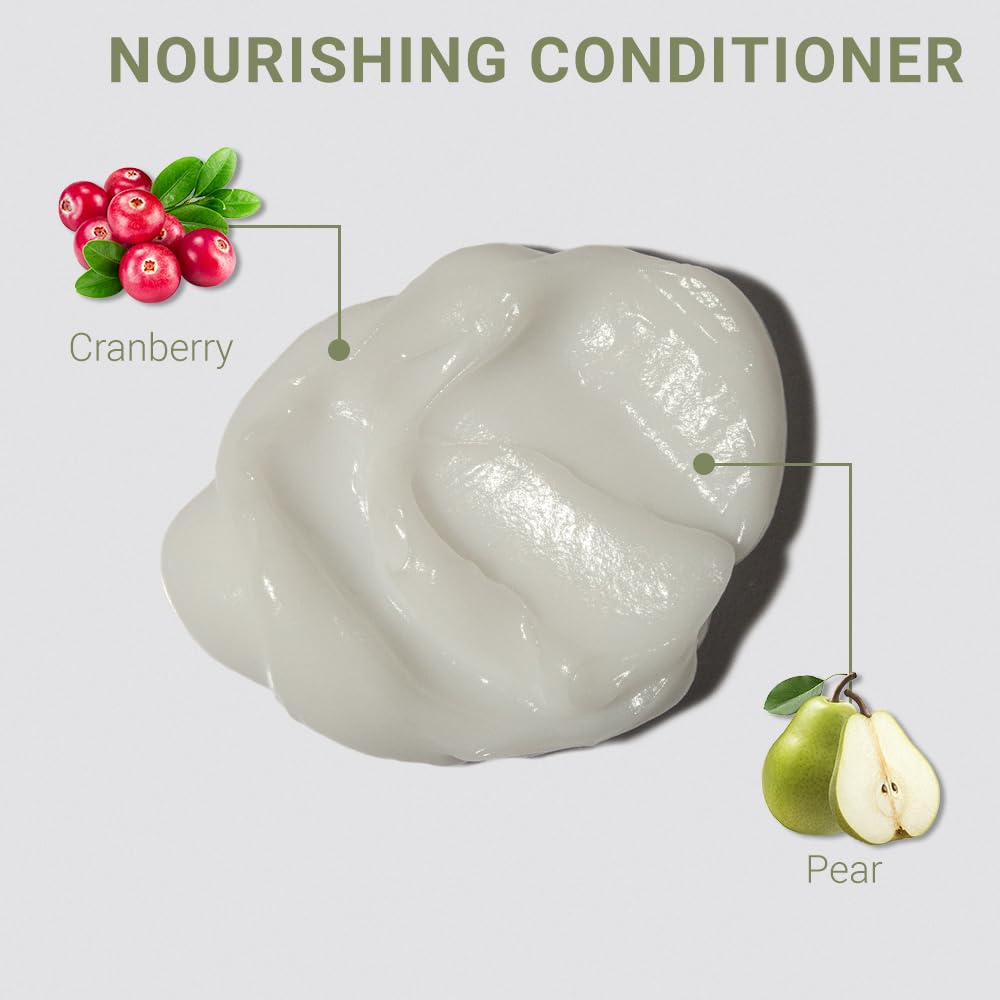 LOMA Nourishing Conditioner aroma of cranberry and pear enhances a soothing ritual.