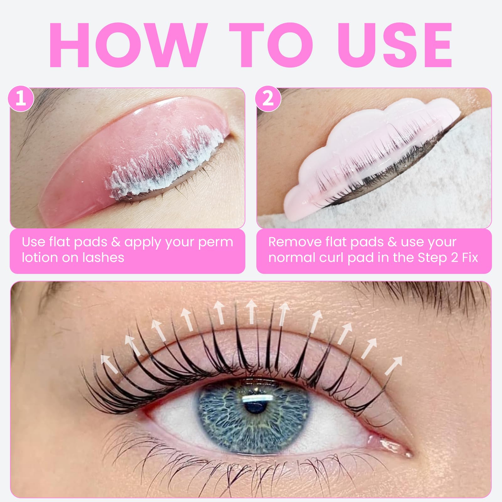 Lomansa lash lift pads provide cooling eye-patch feel for comfortable use