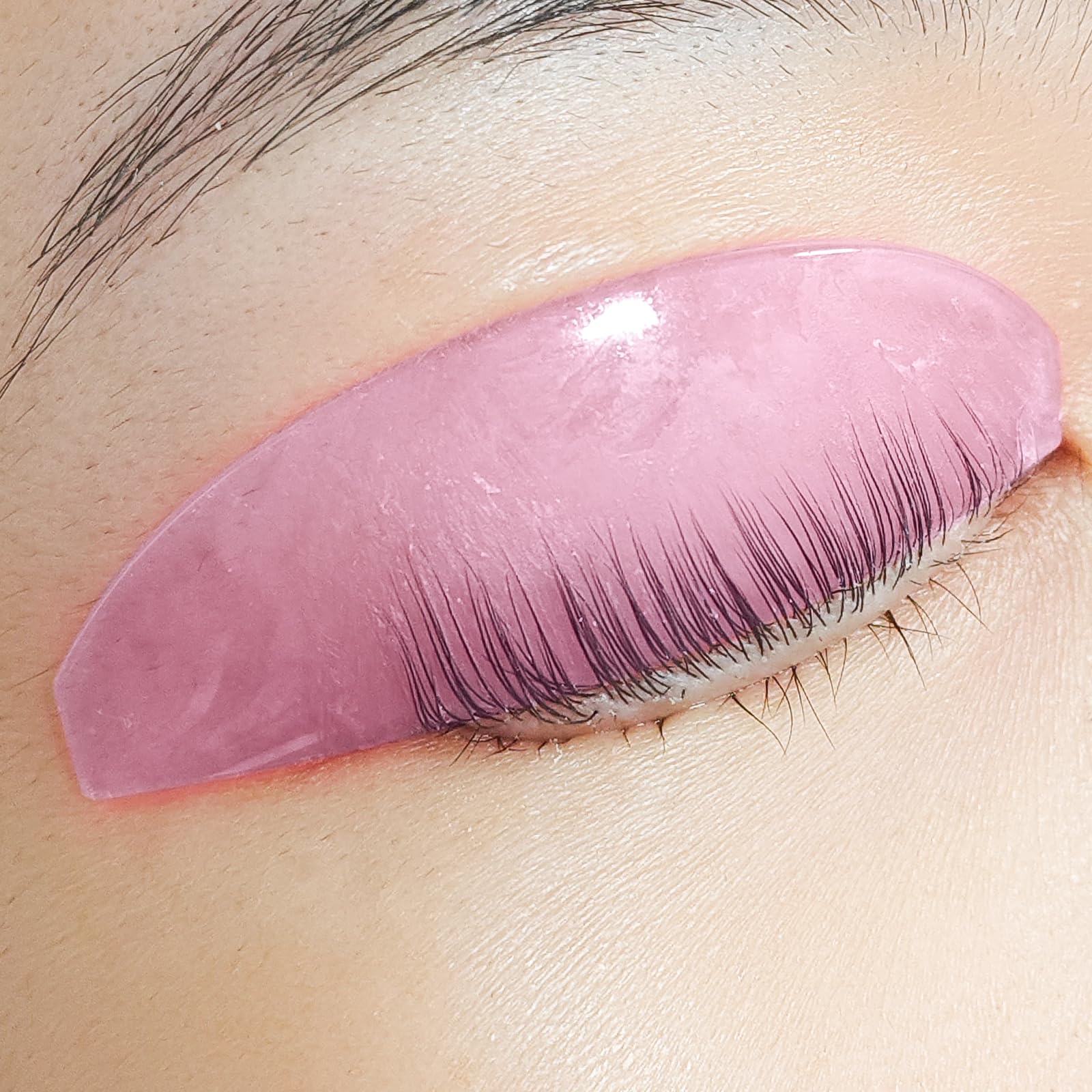 Lomansa lash lift shield flat rose pack for precise, even lift coverage