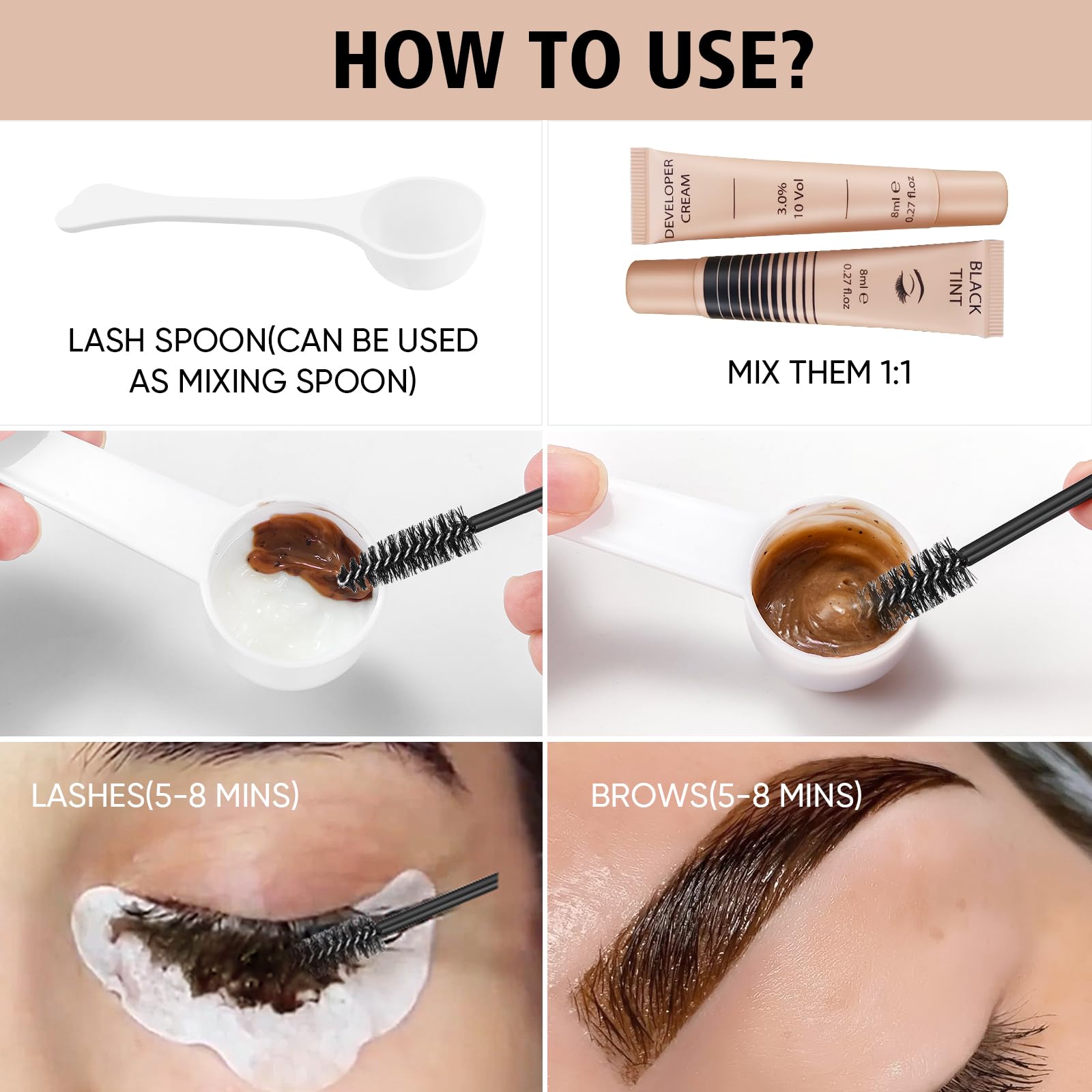 Lomansa Gloves protect skin while tinting lashes and brows