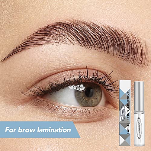 Lomansa lash lift glue packaging highlighting soft flexible texture for controlled application.