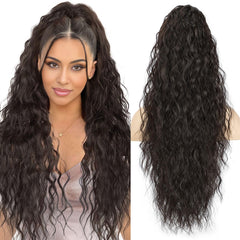 Lommel pony-tail-extension 26inch wavy for natural length and volume.