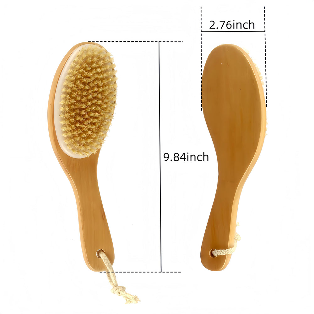 LONGCO dual-purpose brush for men and women with durable bristles for self-care.