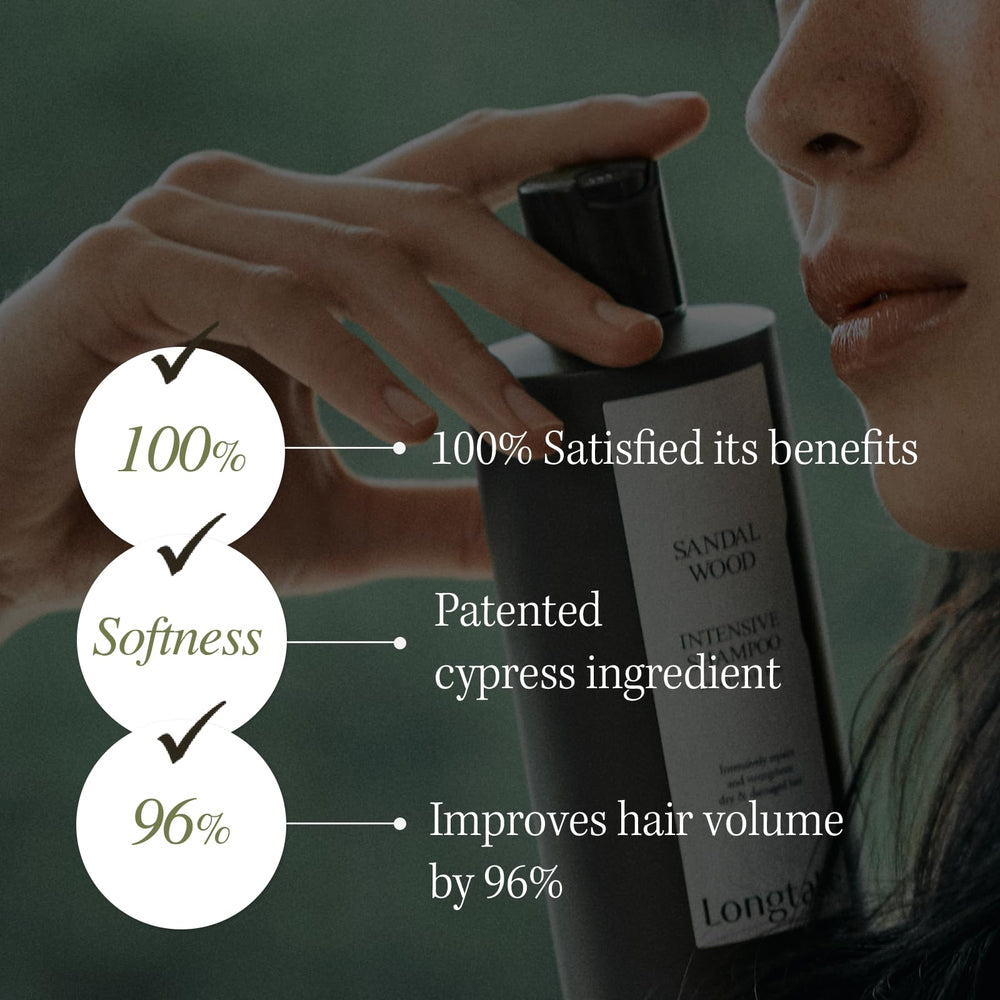 Longtake camellia oil ceramide peptide blend supports scalp care and hair repair.