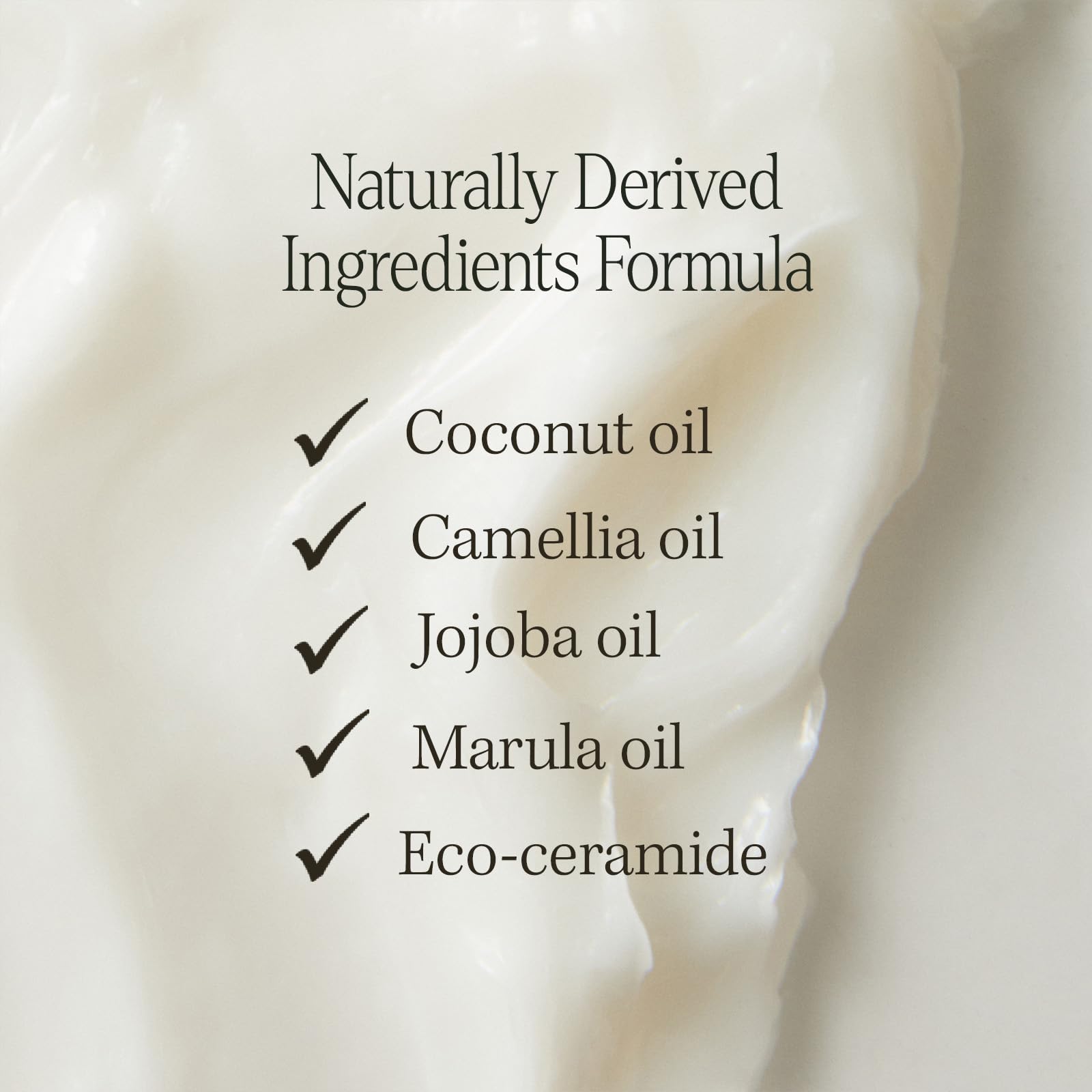 LONGTAKE Sandalwood Treatment texture close-up showing creamy consistency.