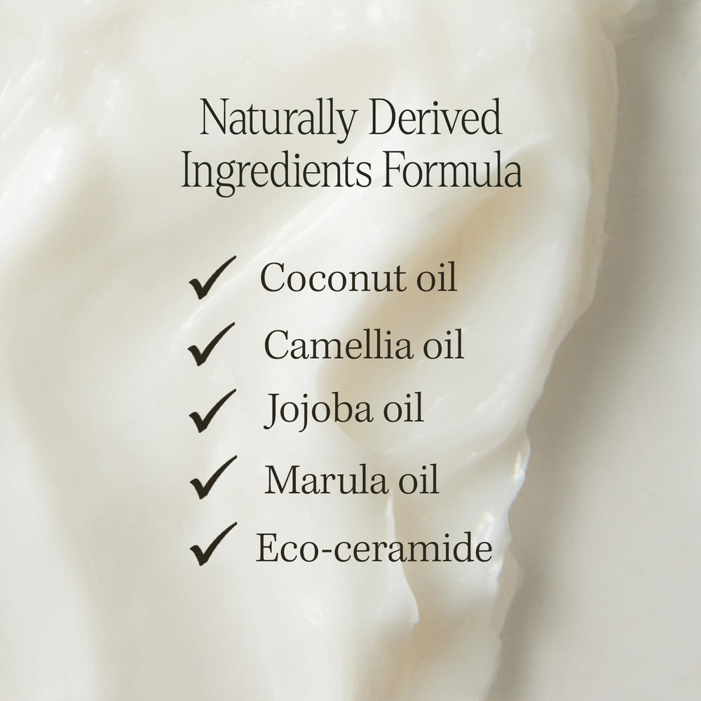 LONGTAKE Sandalwood Treatment texture close-up showing creamy consistency.