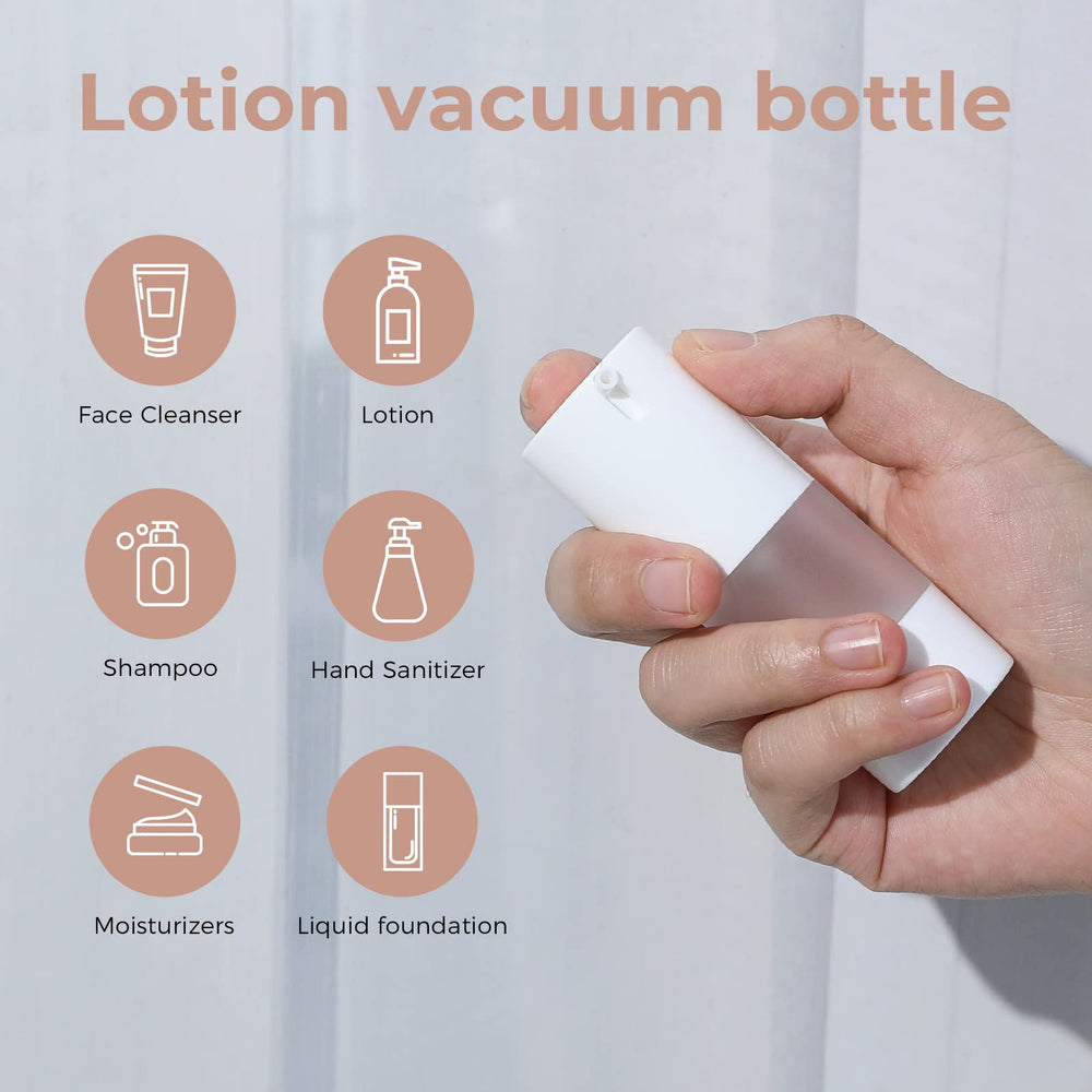 Longway compact travel-size pump bottle ready for on-the-go skincare.