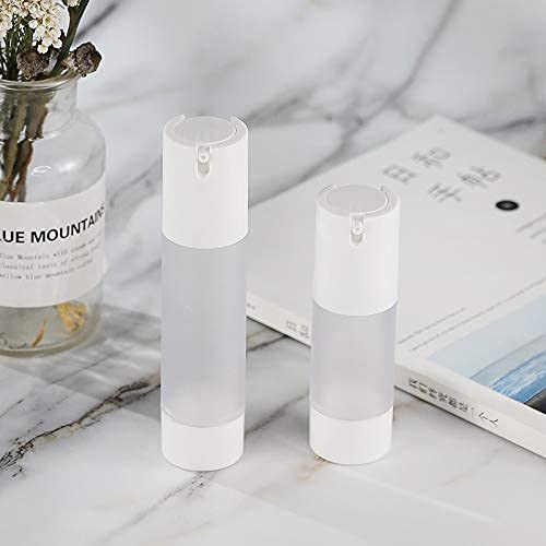 Longway hand sanitizer 50ml airless pump bottle keeps contents fresh and portable.