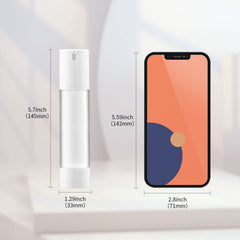 Longway serum 50ml airless pump bottle preserves potency with airless dispensing.